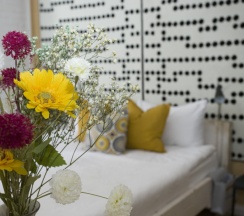 Номер Loft White с 1 двуспальной кроватью (2+1) в Loft&Home Apartments
