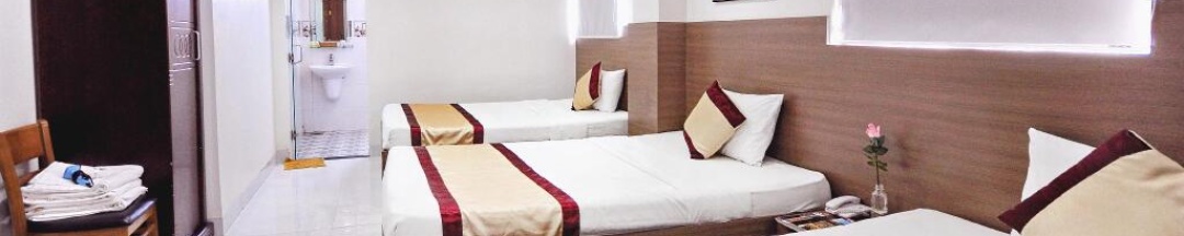 Кровать в общем номере в Arise Hotel Nha Trang