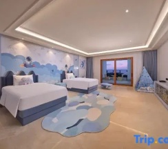Двухместный семейный номер Standard с видом на море (2 отдельные кровати) в Tangla Hotel Sanya