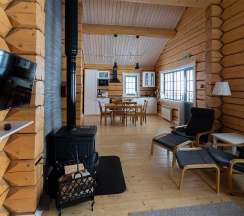 Коттедж улучшенный (Синий дом) в Forrest Lodge Karelia