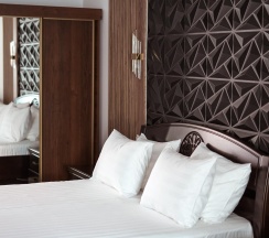 Номер полулюкс с 1 двуспальной кроватью (мансарда) в Freeride