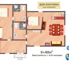 Дом Охотника в Огни Имандры