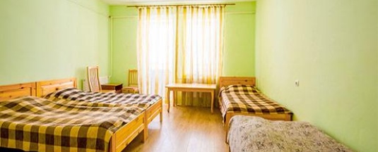 Номер стандарт с 4 односпальными кроватями в Порог неба