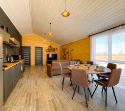 Барнхаус с личной сауной и мангальной зоной в Веслево Клуб