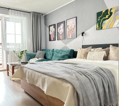 1-комнатные апартаменты люкс в Zavidovo design apartment (Апартаменты дизайн Завидово)