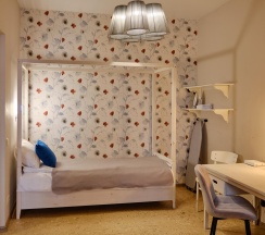 1-комнатные апартаменты люкс с 1 двуспальной кроватью в RentPlaza (РентПлаза) на улице Шейнкмана