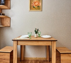 Двухместные апартаменты (двуспальная кровать) в Tolstoy Apart