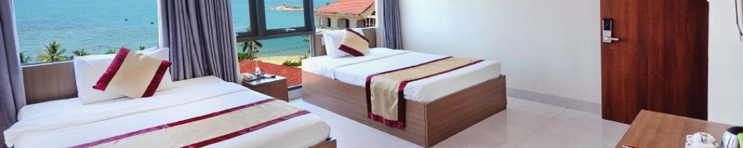 Двухместный номер Deluxe с видом на океан двуспальная кровать в Arise Hotel Nha Trang