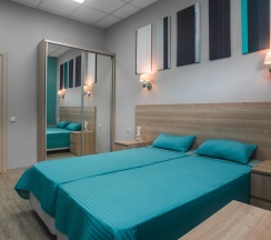 Номер стандарт с 1 двуспальной кроватью в Valeri hotel