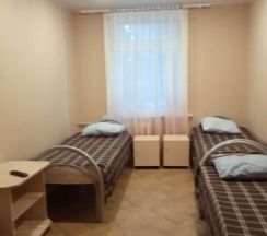 Кровать в 3-местном общем номере в Советская