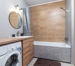 Двухместные апартаменты двуспальная кровать в Апартаменты BelaTravel Николы Теслы 20