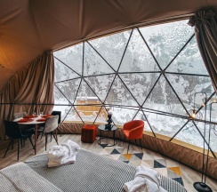 Геокупол Мечты о Париже в Вазуза Лав