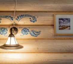 Гостевой дом с горячей купелью и камином в Лепота