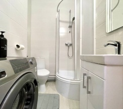 Апартаменты-студио в ЖК "ArtLine" (метро Старая деревня 5 мин.пешком) в Rauktis apartments