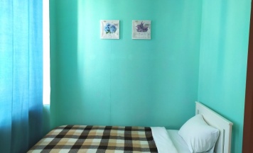Небольшой с 2 раздельными кроватями в Hostel Vega
