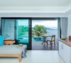 Двухместный номер Deluxe двуспальная кровать в Отель Zenmaya Oceanfront Phuket, Trademark Collection by Wyndham