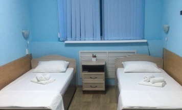 Кровать в 3-местном общем номере в Чулым