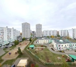 Двухместные апартаменты с балконом и с красивым видом из окна (двуспальная кровать) в Апартаменты 36/3/1