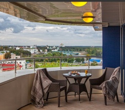 Двухместный люкс Presidential двуспальная кровать в Royal Hotel Spa&Wellness