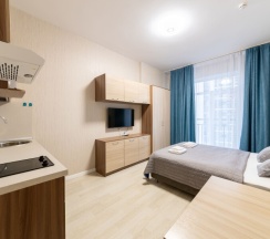 Студия с французским балконом 26м в Salut-11