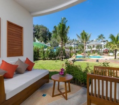 Двухместный номер Pool Luxury Grand с балконом 2 отдельные кровати в Krabi Resort Ao Nang