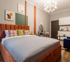 1-комнатные апартаменты студия в Satin Home Apart на улице Кузнецовская