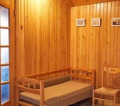 Номер комфорт с 1 двуспальной кроватью (мансарда) в Здрава дача