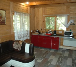 Коттедж с видом на парк в Шишки