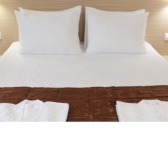 Двухместный с двуспальной кроватью в Bishotel