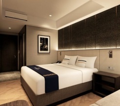 Двухместный номер Deluxe с видом на город 2 отдельные кровати в Fieris Hotel Rawamangun