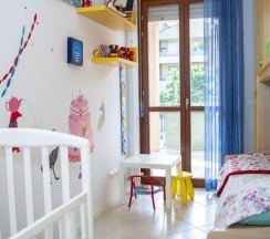 Трёхместные апартаменты с 2 комнатами односпальная кровать в Fellini - Family Flat