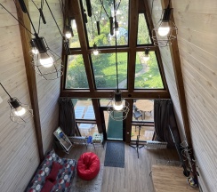 A-frame house в А-фрейм Рыжая Такса