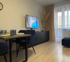 180, Евро-двухкомнатные апартаменты в ЖК "LIKE" (Метро Площадь Мужества, 10 минут пешком) в Rauktis apartments