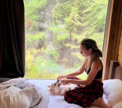 2-местный коттедж стандарт Dog friendly в Крепкие кровати