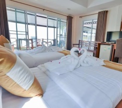 Двухместное бунгало с балконом 2 отдельные кровати в Fah Talay Resort