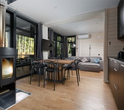 VIP Коттедж Семейный с 1 спальней и купелью в Black Village Family