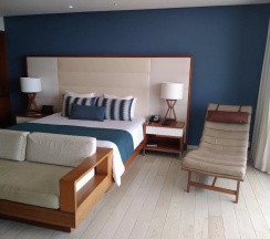 Двухместный люкс Preferred club Honeymoon с видом на океан (двуспальная кровать) в Secrets The Vine Cancun - Adults Only - All Inclusive