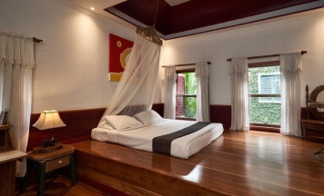 Двухместный номер Deluxe с видом на сад двуспальная кровать в Kaomai Lanna Resort