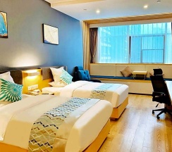 Двухместный номер Standard 2 отдельные кровати в Holiday Inn Express Jinan Exhibition Center by IHG