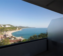 Двухместный стандарт с видом на море TWIN / Standard double room with sea view TWIN в Lavicon Apart Nebug