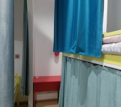 Кровать в общем номере (мужской номер) в Room Hostel Dostyk