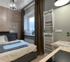 1-комнатные апартаменты студия в InHome24 (ИнХоум24) на улице Автозаводская 23 строение 120