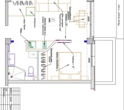 4-местные апартаменты с отдельной спальней и балконом (#66, #143) в Geo Apart