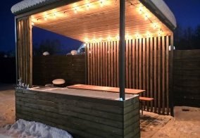 Коттедж Chilla_villa_black на горе Соболиной