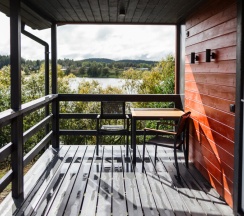 Ягодный домик с террасой в Ягодная Деревня