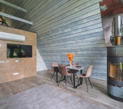 № 15 A-Frame 77 m2 с камином, кондиционером и террасой (оснащение дома см. Подробнее) в Les holidays