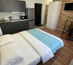 1-комнатные апартаменты студия с 1 двуспальной кроватью в Баринн