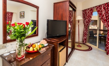 Семейный номер Deluxe с балконом и с красивым видом из окна в Seagull Beach Resort Families & Couples Only - All Inclusive