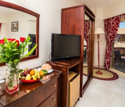 Семейный номер Deluxe с балконом и с красивым видом из окна в Seagull Beach Resort Families & Couples Only - All Inclusive