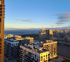 Евро-двухкомнатная квартира с красивым видом в ЖК "LEGENDA ГЕРОЕВ" в Rauktis apartments